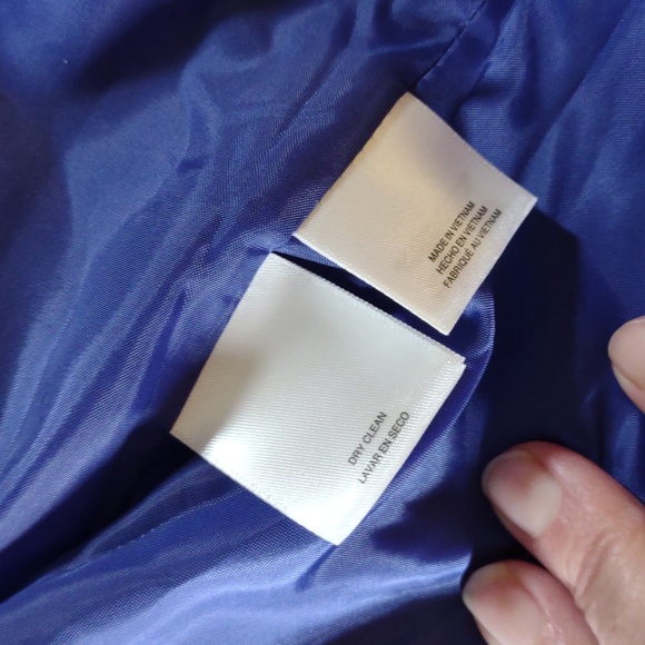 NWT Le Suit Elegant Purple/Merino Blue Blazer & Skirt Suit - Size 8 - Picture 12 of 15